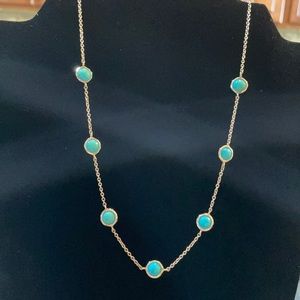 Beautiful Ippolita Turquoise S/S necklace.